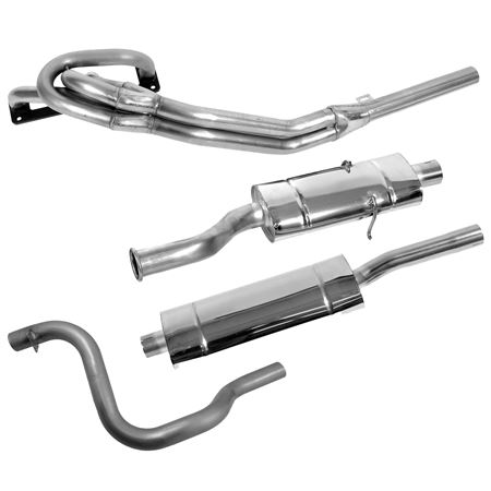 Stainless Steel Sports Exhaust System Including Manifold - RHD Vehicles - RB7021